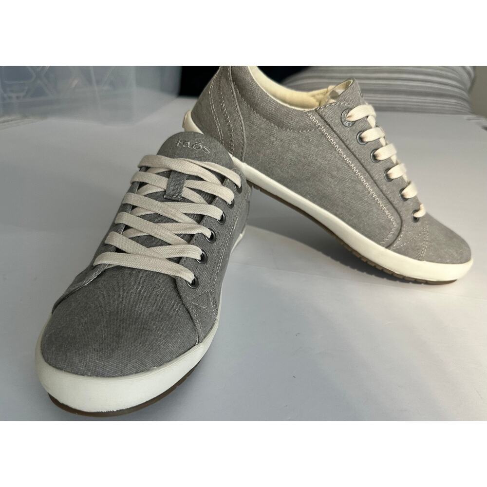 Taos Star Iconic Grey Canvas Shoe - Size 9 - Excellent Condition - Picture 2 of 7
